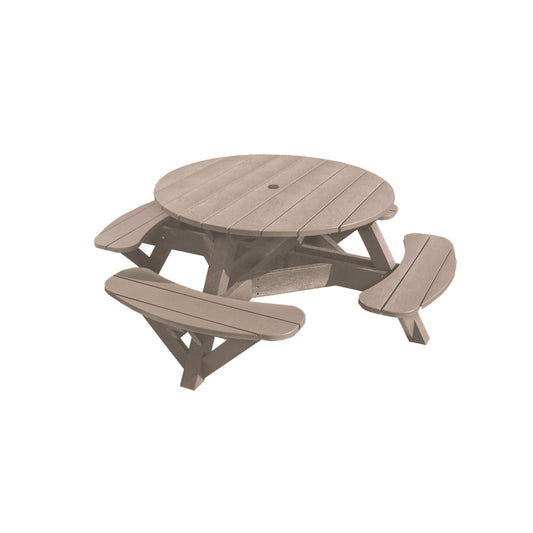 C.R. Plastics | 51" Round Picnic Table