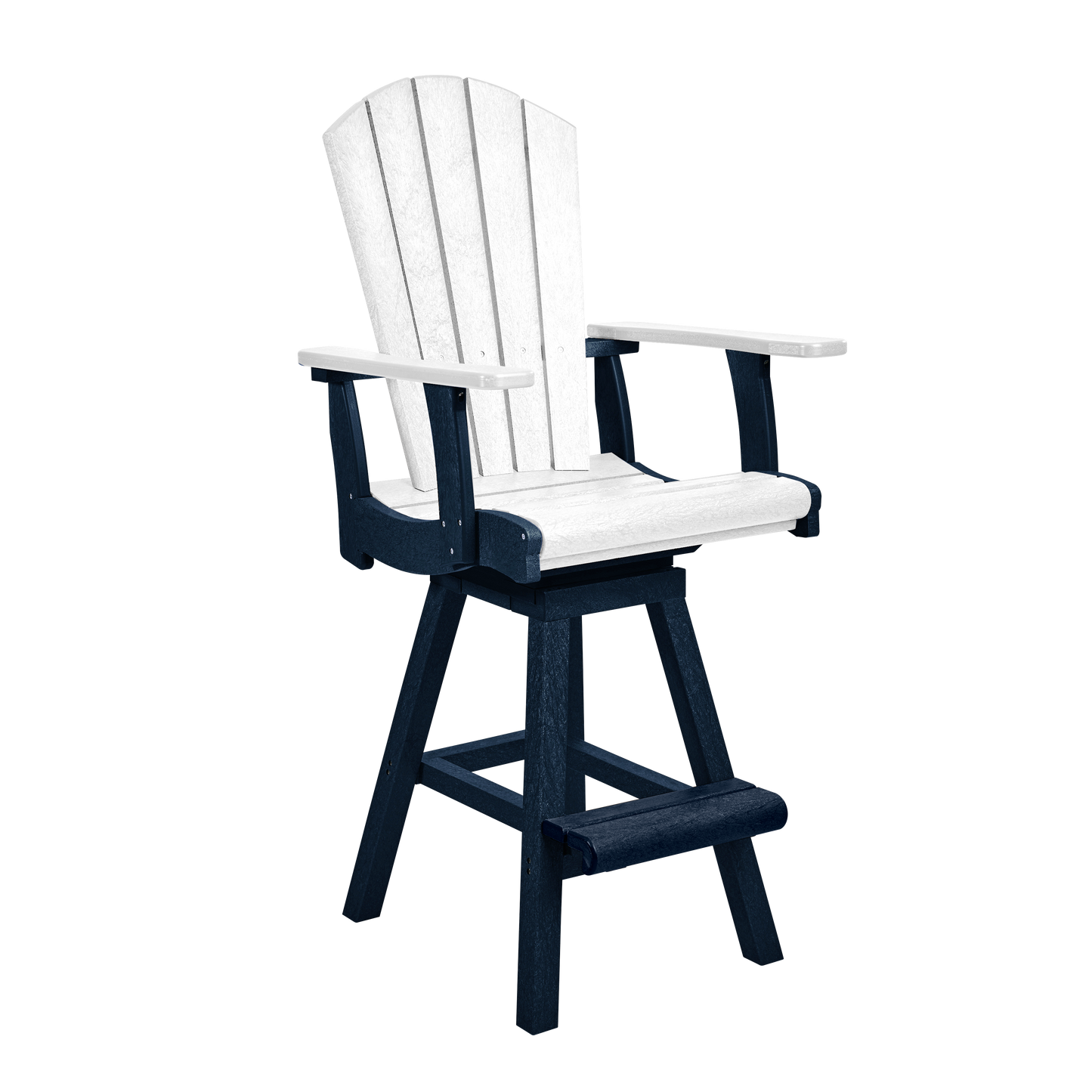 C.R. Plastics | Swivel Pub Arm Chair