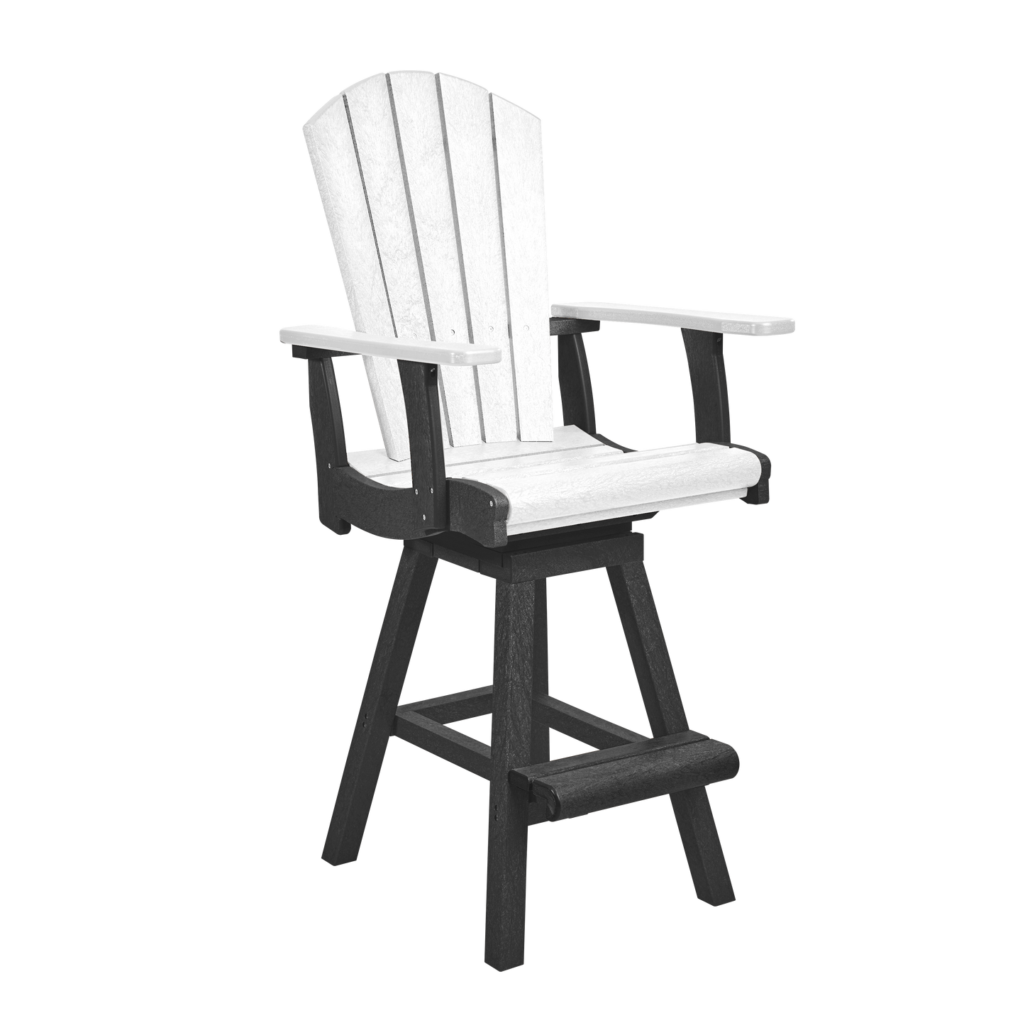 C.R. Plastics | Swivel Pub Arm Chair