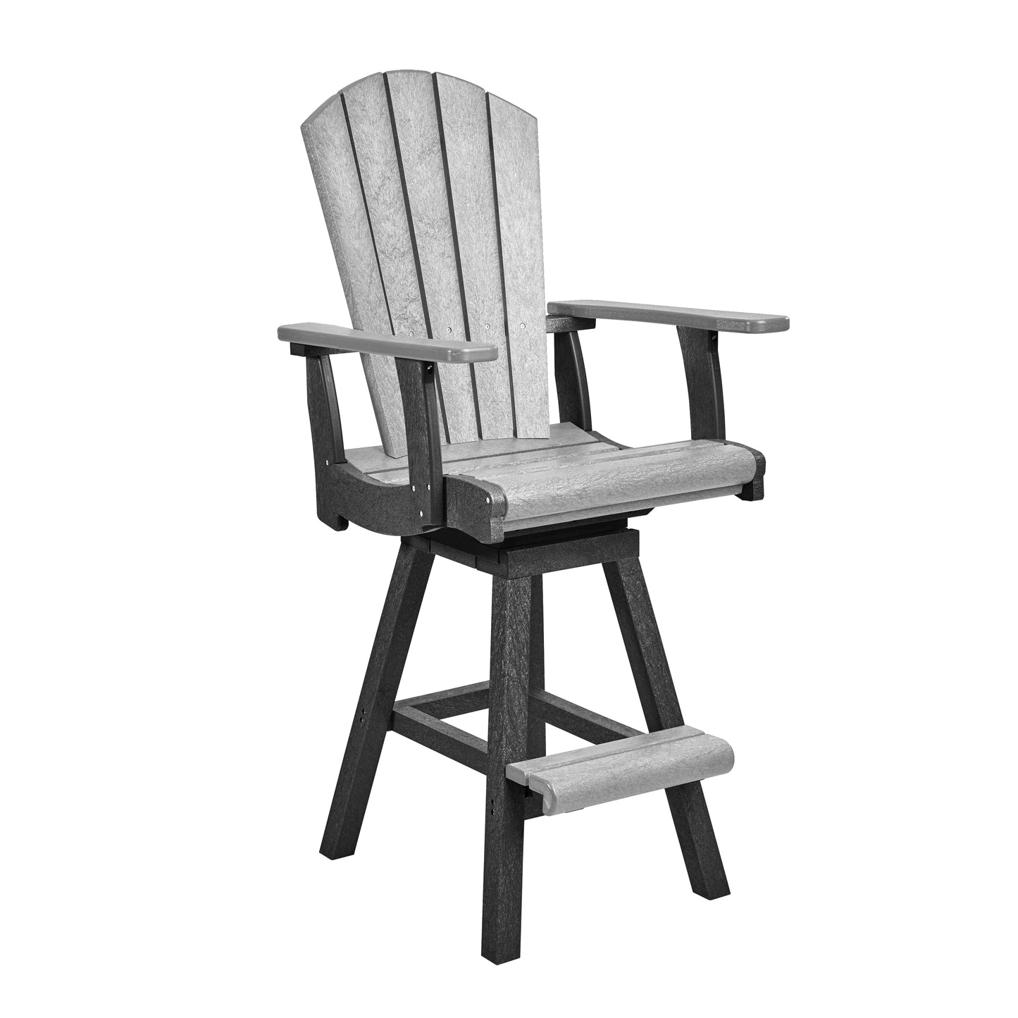 C.R. Plastics | Swivel Pub Arm Chair