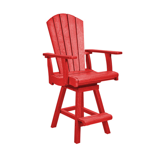 C.R. Plastics | Swivel Classic Counter Arm Chair