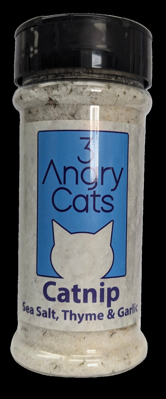 Three Angry Cats | Cat Nip Sea Salt, Thyme & Garlic - Mazdak Leisure