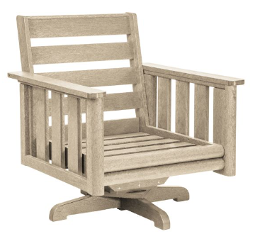 C.R. Plastics | Stratford Swivel Arm Chair Frame