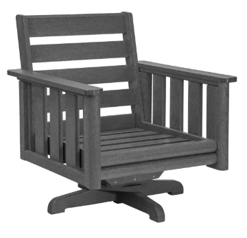 C.R. Plastics | Stratford Swivel Arm Chair Frame