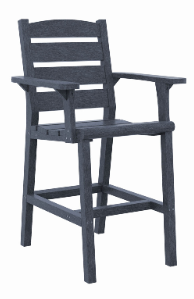 C.R. Plastics | Napa Counter Arm Chair