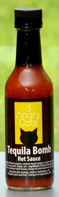 Three Angry Cats | Tequila Bomb Hot Sauce - Mazdak Leisure