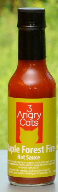 Three Angry Cats | Maple Forest Fire Hot Sauce - Mazdak Leisure