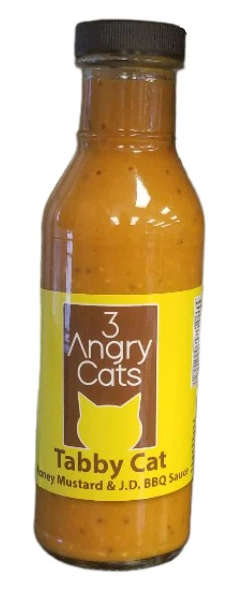 Three Angry Cats | Tabby Cat Honey Moustard & J.D. BBQ Sauce - Mazdak Leisure