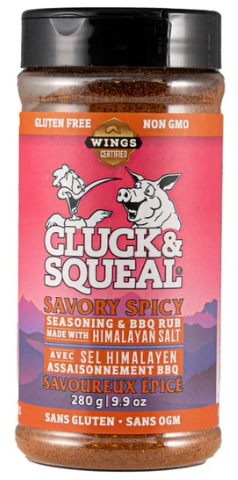 Cluck & Squeal | Savory Spicy Himalayan Seasoning & BBQ Rub