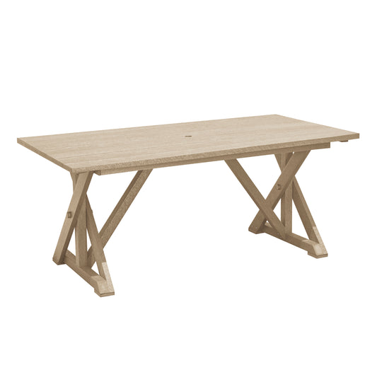 C.R. Plastics | Harvest Wide Dining Table