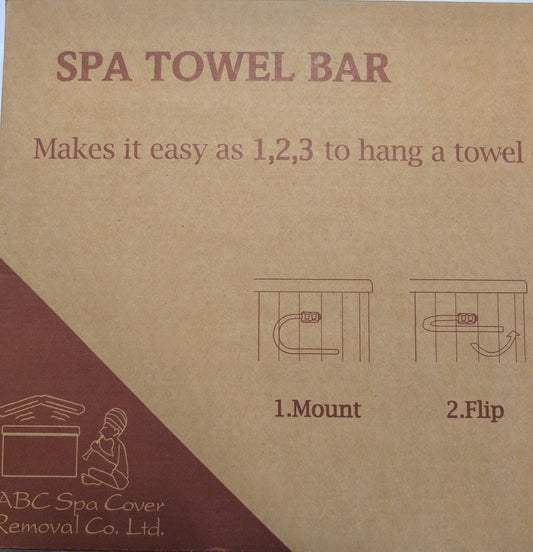 Spa towel bar